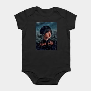 Wednesday Addams Baby Bodysuit